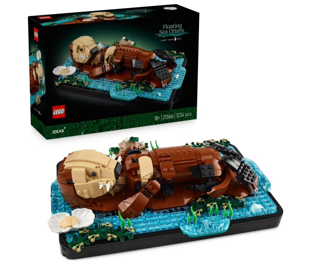 LEGO IDEAS 21366 Pływające wydry - 1489547 - zdjęcie 2